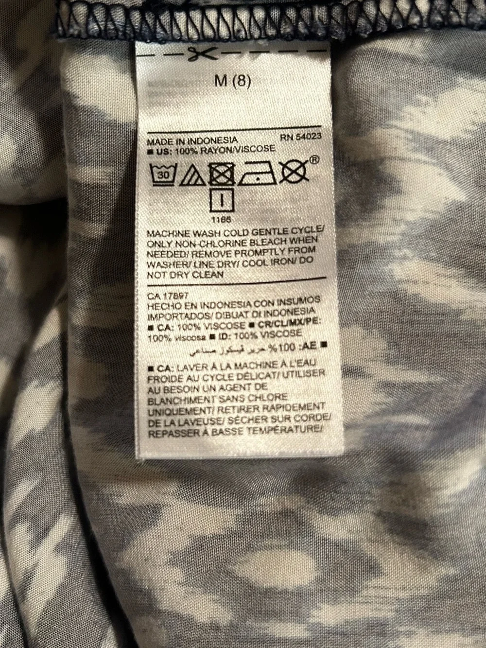 Old Navy - Navy and White Halter Ikat Maxi Dress